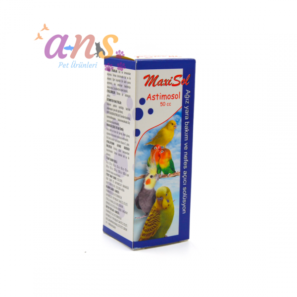 MAXİSOL ASTİMOSOL KUŞ VİTAMİN  50 CC