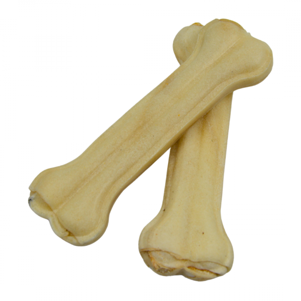 Nanbell 12cm Köpek (Çiğneme) Kemiği Sütlü (24'lü) - Görsel 2