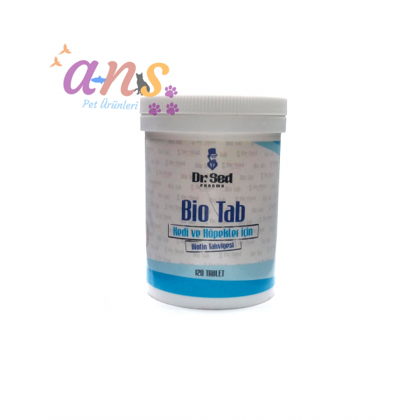 DR.SED PHARMA BİO TAB KEDİ KÖPEK BİOTİN 120 TABLET