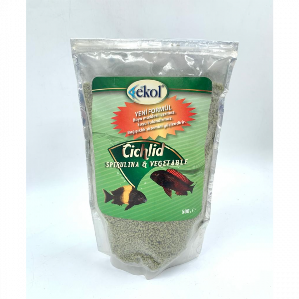 EKOL  CICHLID SPIRULINA VEGETABLE 500GR