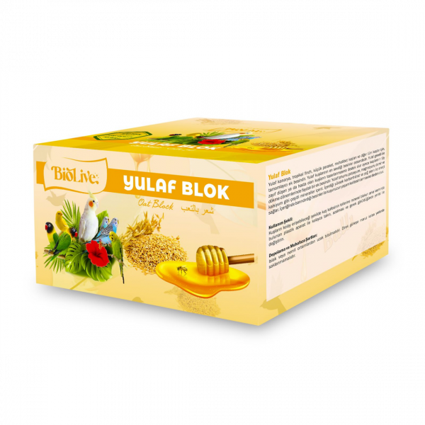 BİOLİVE YULAF MİNERAL BLOK 18Lİ