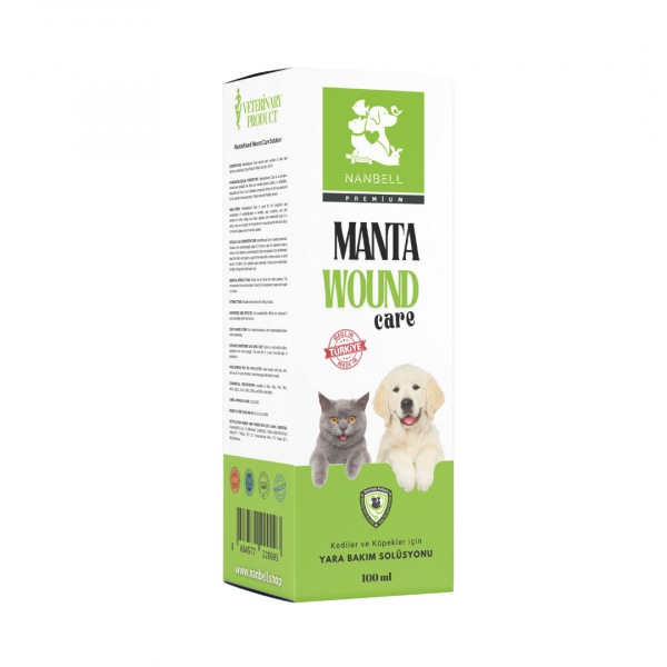 MantaWound Dog&Cat - Yara Bakım Solüsyonu Kedi ve Köpek - Görsel 3