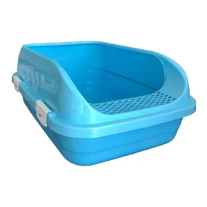 Çınar Orta Açık Kedi Tuvaleti – Yüksek Kenarlı, Sıçrama Önleyici ve Kolay Temizlenebilir