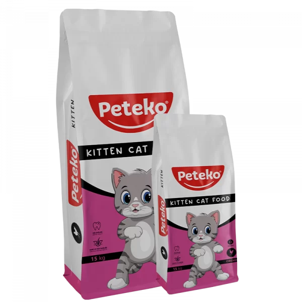 Peteko Yavru Kedi Maması Tavuklu 15KG – Sağlıklı Büyüme ve Güçlü Bağışıklık