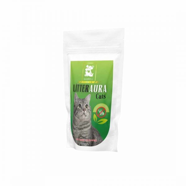 Nanbell LitterAura Cats Kedi Kumu Koku Giderici – 100gr Doğal Formül