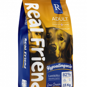 REAL FRIEND ADULT DOG FOOD WIHT LAMB & RICE 15 KG