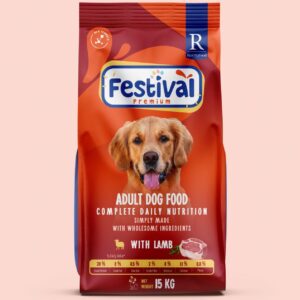 FESTİVAL PREMIUM ADULT DOG FOOD WIHT LAMB & RICE 15 KG