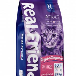 REAL FRIEND ADULT CAT FOOD WITH SALMON 15 KG