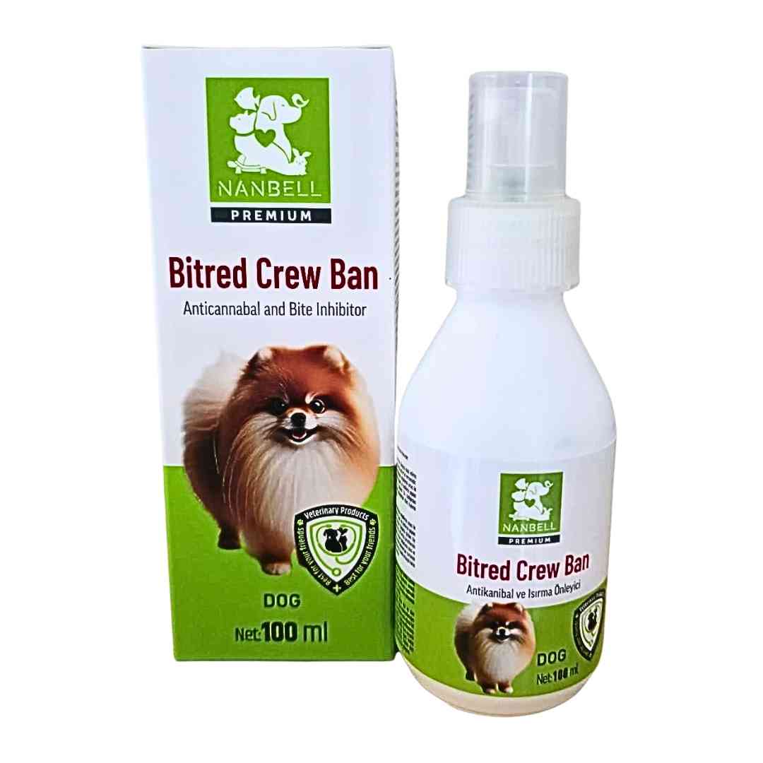 Nanbell Bitred Crew Ban – Köpekler İçin Antikanibal ve Isırma Önleyici Sprey 100 ml | Yalama, Isırma ve Tüy Yolmayı Engeller - Görsel 2