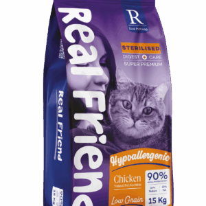 Real Friend Kısırlaştırılmış Yetişkin Kedi Maması – Tavuklu 1,5 Kg | Denge, Form ve Sağlıklı Yaşam İçin Özel Formül