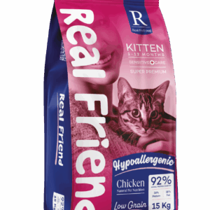 Real Friend Yavru Kedi Maması – Chicken 1,5 Kg | Sağlıklı Büyüme İçin Tam ve Dengeli Beslenme