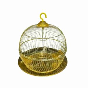 Nanbell C307-G Lüks Pirinç Dünya Kafes | Gösterişli & Dayanıklı Kuş Kafesi