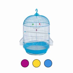 Nanbell C301 Silindir Kuş Kafesi | 34×54 cm | Renkli, Şık ve Kullanışlı Tasarım
